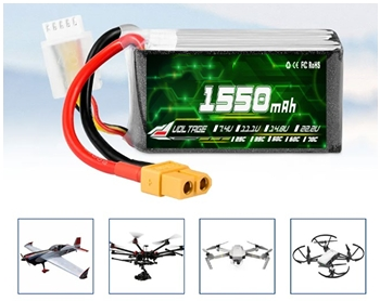 image of Small FPV Drone RC Battery >YX-1550