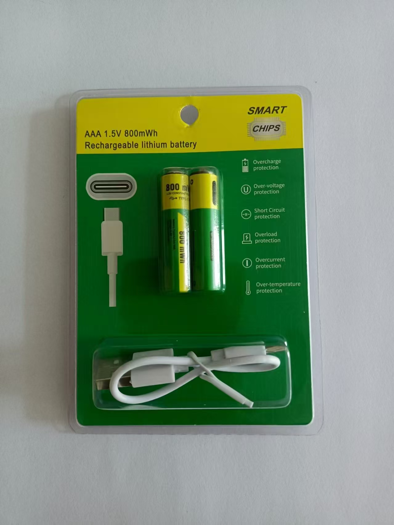 image of Li-ion Battery>YX-AAA 1.5V 800mWh